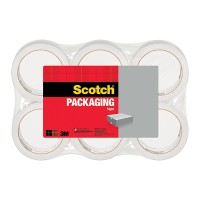 Scotch Packaging Tape 3350-OPP Clear 48mm x 50m, Pack of 6